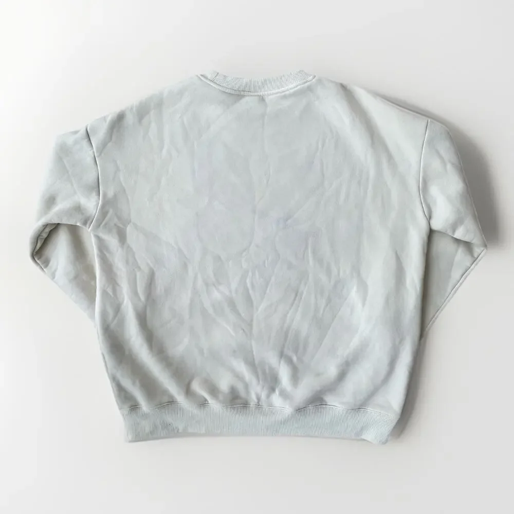 Vtg 90s Nike Crewneck Sweatshirt Mens XL Spellout Logo Swoosh White Embroidered